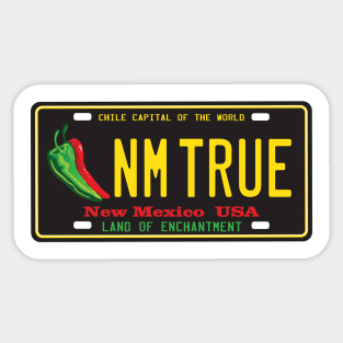 NM True License Plate Sticker